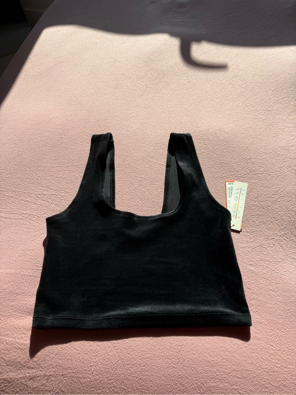 Target Black velvet  Women's Cropped Tank Top